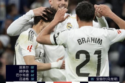 乐鱼-皇马4比1狂胜！“82”连续3场破门，居莱尔60米神仙球